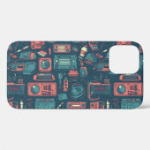 Laatste van het verleden: Tech van 80 Case-Mate iPhone Case (Achterkant (horizontaal))