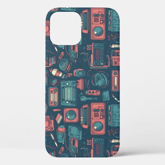 Laatste van het verleden: Tech van 80 Case-Mate iPhone Case (Achterkant)
