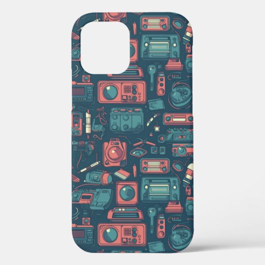 Laatste van het verleden: Tech van 80 Case-Mate iPhone Case (Achterkant)