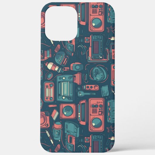 Laatste van het verleden: Tech van 80 Case-Mate iPhone Case (Achterkant)