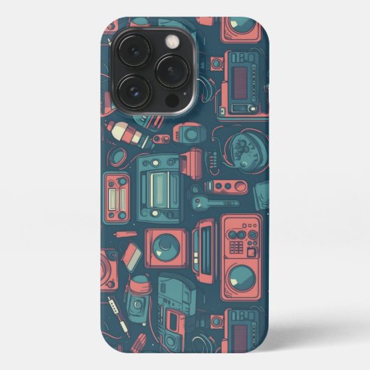 Laatste van het verleden: Tech van 80 iPhone Hoesje (Achterkant)