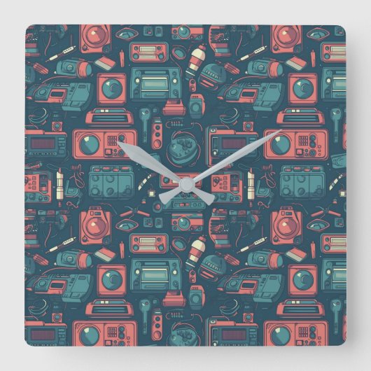 Laatste van het verleden: Tech van 80 Vierkante Klok (Voorkant)