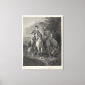Laatste vergadering van Robert E. Lee & Stonewall  Canvas Afdruk (Voorkant)