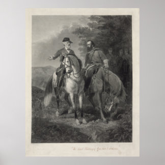 Laatste vergadering van Robert E. Lee & Stonewall Poster