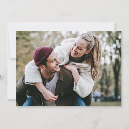 Laatste Verloving op zee en goudfoto's Aankondiging (Achterkant)