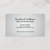 laatste visitekaartje overgangsdela (Achterkant)