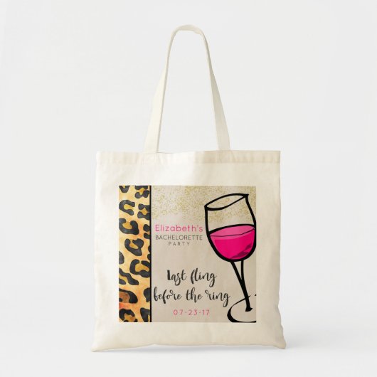 Laatste vlucht voor de ringbandpartij tote bag (Voorkant)