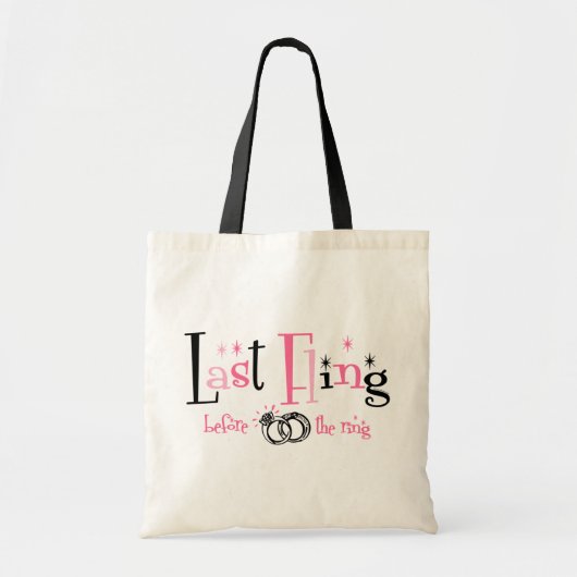 Laatste vlucht voor de ringing tote bag (Voorkant)