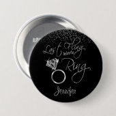 Laatste vlucht voor de ringing - Zilver Ronde Button 7,6 Cm (Voorkant /achterkant)