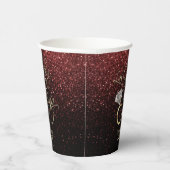 Laatste vlucht voor het ringbandje - Rood Papieren Bekers (Rechts)