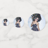 Laatste vlucht voor Ring 3-Foto Bachelorette Confetti (Achterkanten)