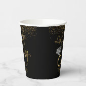 Laatste vlucht voor Ring Bachelorette - Goud Papieren Bekers (Links)