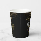 Laatste vlucht voor Ring Bachelorette - Goud Papieren Bekers (Rechts)