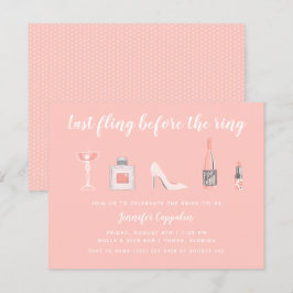 Laatste vlucht voor Ring Bachelorette Party Kaart