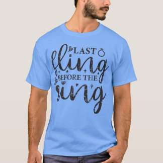 Laatste vlucht voor Ring Bridesmaid Bacheloret T-shirt