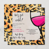 Laatste vlucht voor Ring Wild Bachelorette Party Kaart (Voorkant / Achterkant)