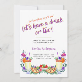 Laatste Vrije Uitvlucht Fiesta Cocktails Tacos Vri Kaart