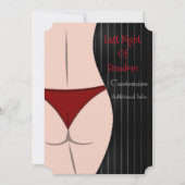 Laatste Vrijgezellenfeest Avond Kaart (Voorkant)