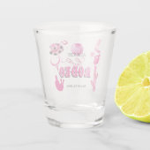 Laatste Vrijgezellenfeest van Rodeo/Bachelorette Shot Glas (Achterkant)