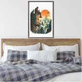 Laatste Waak Voor De Dageraad Canvas Afdruk (Insitu (Slaapkamer))