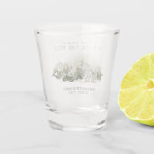 Laatste Wandeling Voor Het Bruidsmeisje Weekend Shot Glas (Achterkant)