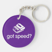 laatste woord/ kreeg snelheidssteno sleutelhanger (Achterkant)