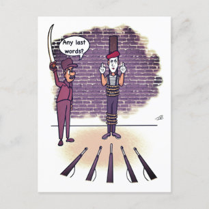 Laatste woorden grappig briefkaart