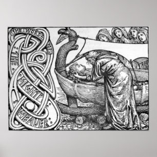 Laatste woorden van Odin aan Baldr Poster