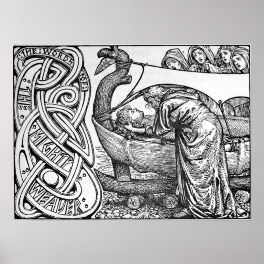 Laatste woorden van Odin aan Baldr Poster (Voorkant)