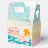 Laatste Zeil Voor De Veil Zeilboot Bachelorette Bedankdoosjes (Geopend)