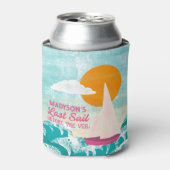 Laatste Zeil Voor De Veil Zeilboot Bachelorette Blikjeskoeler (Blikje Voorkant)