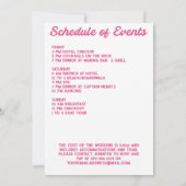 Laatste Zeil Voor De Veil Zeilboot Bachelorette Kaart (Achterkant)