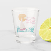 Laatste Zeil Voor De Veil Zeilboot Bachelorette Shot Glas (Achterkant)