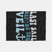Laatste zeiltocht voor de gesluierde bruid Nautisc Fleece Deken (Voorkant (Horizontaal))