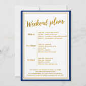 Laatste zeiltocht voor de sluier Bachelorette Week Kaart (Achterkant)