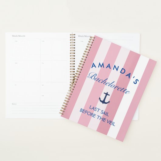 Laatste Zeiltocht Voor De Sluier | Bruidsfeest Pla Planner (Display)