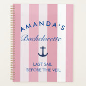 Laatste Zeiltocht Voor De Sluier | Bruidsfeest Pla Planner (Voorkant)