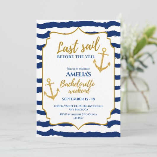 Laatste zeiltocht voor de sluier kust  Bruidsweeke Kaart (Staand voorkant)