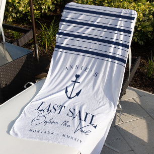 Laatste zeiltocht voor de sluier Nausitische vrijg Strandlaken