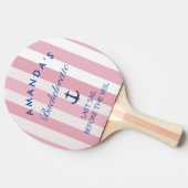 Laatste zeiltocht voor de sluier | Pingpongbatje (Zijkant)