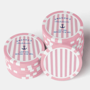 Laatste zeiltocht voor de sluier vrijgezellen poke poker chips