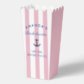 Laatste zeiltocht voor de sluier vrijgezellenfeest bedankdoosjes (Voorkant)