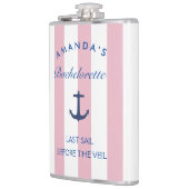 Laatste zeiltocht voor de sluier vrijgezellenfeest heupfles (Links)