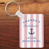 Laatste zeiltocht voor de Veil Bachelorette Sleute Sleutelhanger (Voorkant)