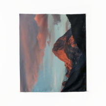 Laatste zonlicht op de berg Mangart, Slovenië