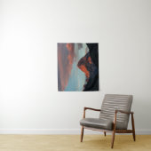 Laatste zonlicht op de berg Mangart, Slovenië Wandkleed (In situ)