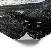 Laatste zonlicht op de Sloveense Alpen Poster (Hoek)