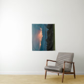 Laatste zonnestralen vóór zonsondergang wandkleed (In situ)