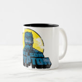 Laatste zoon - Rode ogen Tweekleurige Koffiemok (Voorkant rechts)