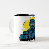 Laatste zoon - Rode ogen Tweekleurige Koffiemok (Voorkant links)